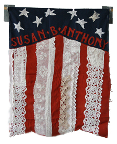 Susan B. Anthony banner by Susan Little